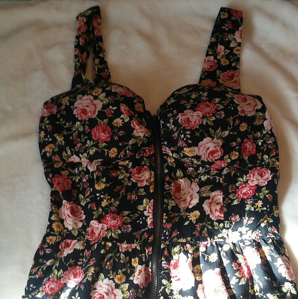 Floral Bustier Top